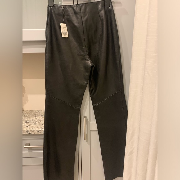 Danier leather straight leg pants new w tags - Picture 2 of 4